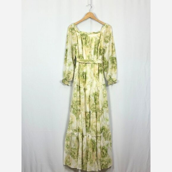 Floral Off Shoulder Maxi Dress - Picture 7 of 11